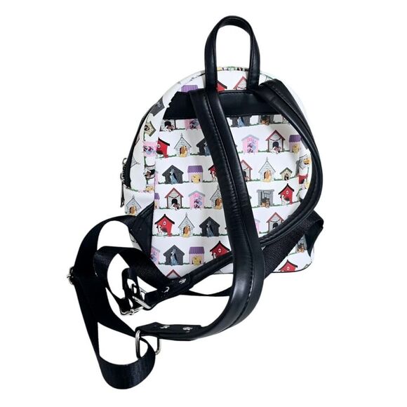 Loungefly Disney Dogs Doghouse Allover Print Mini Backpack Dodger Lady Tramp EUC - Picture 7 of 16